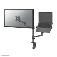 Neomounts DS20-425BL2 Brazo de monitor con soporte para portátil 17-27" - ahorro d