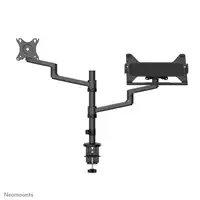 Neomounts DS20-425BL2 Brazo de monitor con soporte para portátil 17-27" - ahorro d