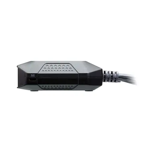 ATEN Switch KVM USB 4K HDMI de 2 puertos con cable con selector de puerto remoto