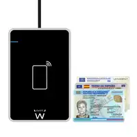 Ewent EW1053 lector de tarjeta magnética USB Negro