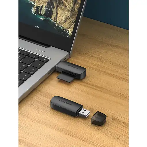 Vention Lector de Tarjetas Externo CLEB0/ USB 2.0