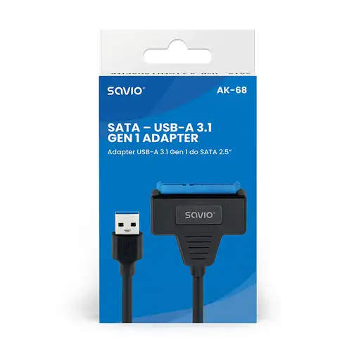Savio K-68 tarjeta y adaptador de interfaz USB 3.2 Gen 1 (3.1 Gen 1)