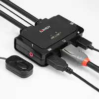 Lindy 42344 interruptor KVM Montaje en rack Negro