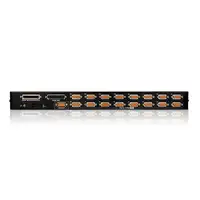 ATEN Switch KVM VGA PS/2-USB de 16 puertos con puerto para conexión en cadena y pe