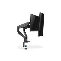Digitus Soporte de monitor universal doble con muelle neumático y fijación a presi