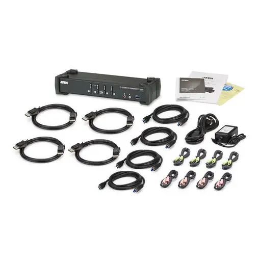 ATEN Umschalter interruptor KVM Negro