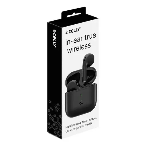Celly COMPACTBK auricular y casco Auriculares Inalámbrico Dentro de oído Llamadas/
