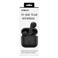Celly COMPACTBK auricular y casco Auriculares Inalámbrico Dentro de oído Llamadas/