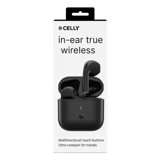 Celly COMPACTBK auricular y casco Auriculares Inalámbrico Dentro de oído Llamadas/