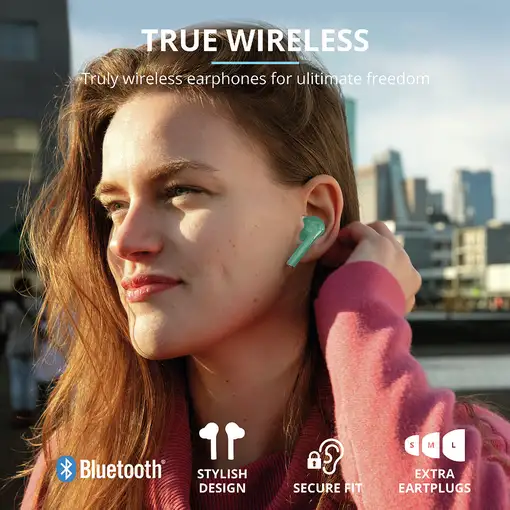 Trust Nika Auriculares True Wireless Stereo (TWS) Dentro de oído Llamadas/Música B