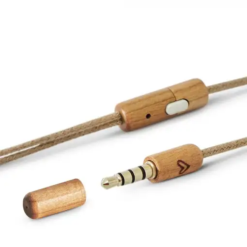 Energy Sistem Eco Cherry Wood Auriculares Alámbrico Dentro de oído Música Madera