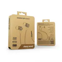 Energy Sistem Eco Cherry Wood Auriculares Alámbrico Dentro de oído Música Madera