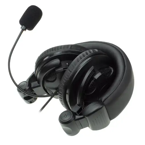 Ewent EW3564 auricular y casco Auriculares Alámbrico Diadema Llamadas/Música Negro