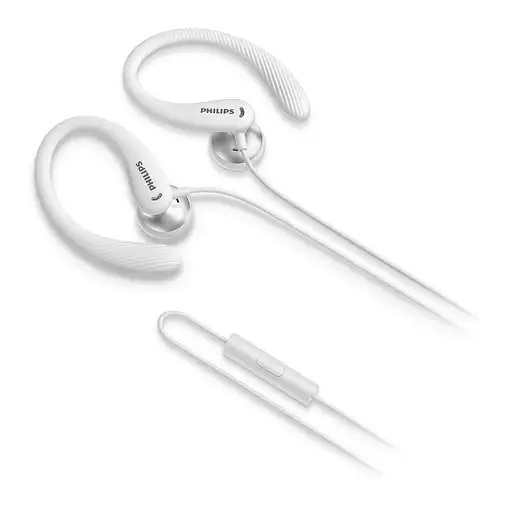 Philips TAA1105WT/00 auricular y casco Auriculares Alámbrico gancho de oreja, Dent