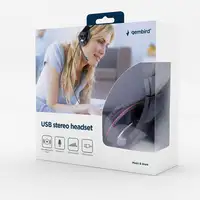 Gembird MHS-U-001 auricular y casco Auriculares Alámbrico Diadema Llamadas/Música
