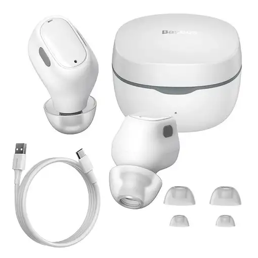 Baseus WM01 Auriculares Inalámbrico Dentro de oído Llamadas/Música USB Tipo C Blue