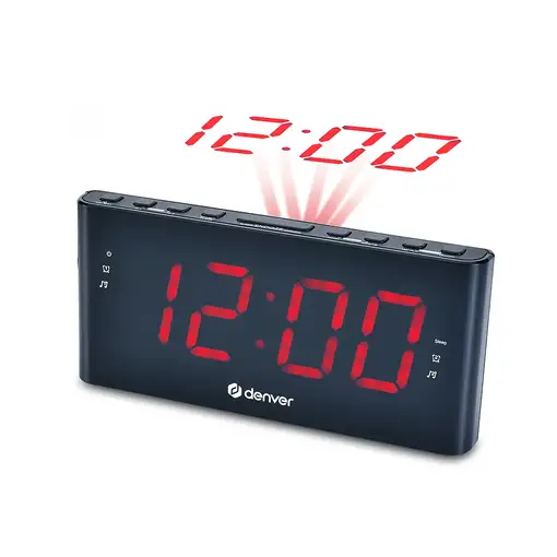 Denver CPR-710 despertador Reloj despertador digital Negro