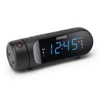 Denver CPR-700 Reloj despertador digital Negro