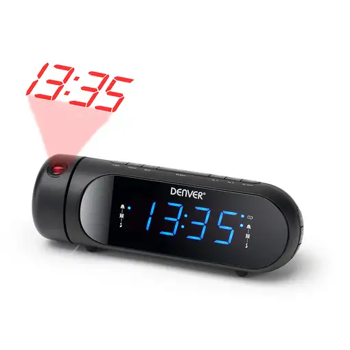 Denver CPR-700 Reloj despertador digital Negro