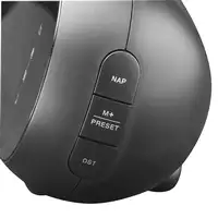 Denver CPR-700 Reloj despertador digital Negro
