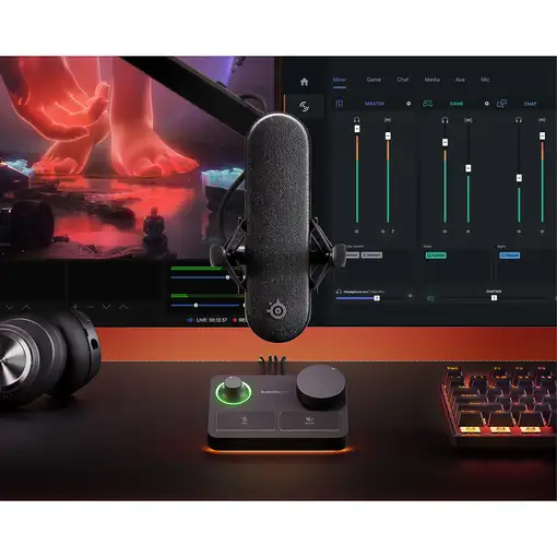 Steelseries ALIAS PRO Negro Micrófono para PC