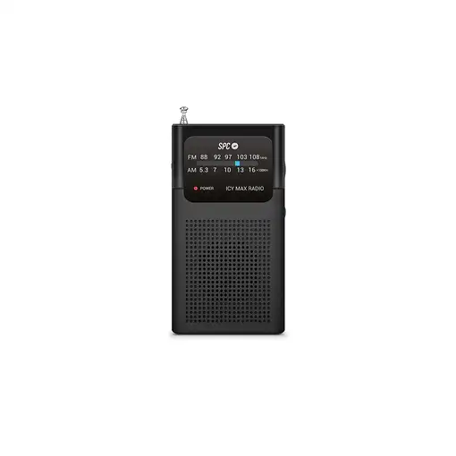 SPC Radio ICY MAX Portátil Analógica Negro