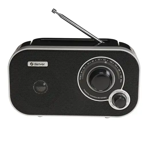 Denver TR-51B Personal Analógica Negro