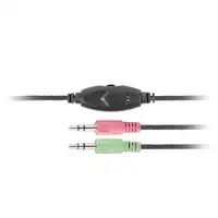 NATEC Canary Auriculares Alámbrico Diadema Oficina/Centro de llamadas Negro