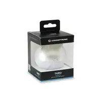 Conceptronic TARIQ01S Altavoz monofónico portátil Plata, Blanco 3 W