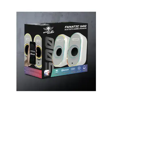 Spirit of Gamer FANATIC 500 ARTIC Blanco Inalámbrico y alámbrico 3 W