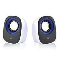 Ewent EW3513 altavoz De 1 vía Negro, Azul, Blanco Alámbrico 5 W