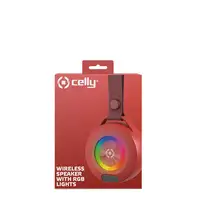 Celly LIGHTBEATRD altavoz portátil o de fiesta Altavoz portátil estéreo Rojo