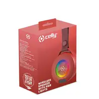 Celly LIGHTBEATRD altavoz portátil o de fiesta Altavoz portátil estéreo Rojo