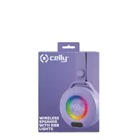 Celly LIGHTBEATVL altavoz portátil o de fiesta Altavoz monofónico portátil Violeta