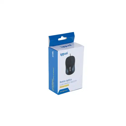 iggual COM-BASIC2-800DPI ratón Oficina Ambidextro USB tipo A