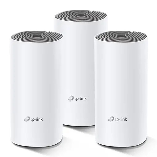 TP-Link Deco E4 (3-pack) Doble banda (2,4 GHz / 5 GHz) Wi-Fi 5 (802.11ac) Blanco,