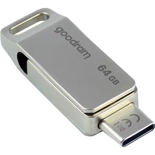 Goodram ODA3 unidad flash USB 64 GB USB Type-A / USB Type-C 3.2 Gen 1 (3.1 Gen 1)