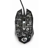 Gembird MUS-6B-GRAFIX-01 ratón Oficina mano derecha USB tipo A Óptico 3600 DPI