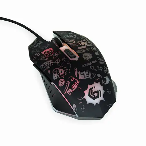 Gembird MUS-6B-GRAFIX-01 ratón Oficina mano derecha USB tipo A Óptico 3600 DPI