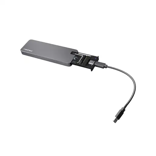 NATEC Rhino M.2 NVME Caja externa para unidad de estado sólido (SSD) Negro