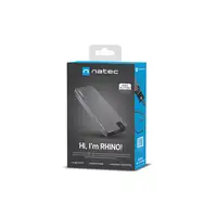NATEC Rhino M.2 NVME Caja externa para unidad de estado sólido (SSD) Negro