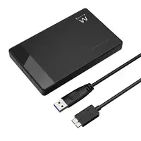Ewent EW7049 caja para disco duro externo Carcasa de disco duro/SSD Negro 2.5"