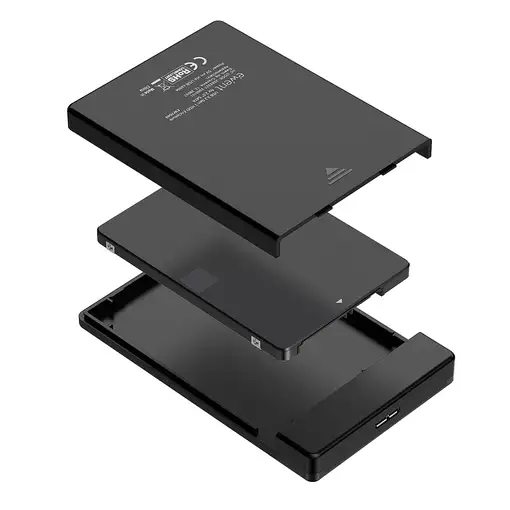 Ewent EW7049 caja para disco duro externo Carcasa de disco duro/SSD Negro 2.5"