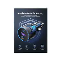 Ugreen 75W 3-Port Fast Car Charg gray Ordenador portátil, Teléfono móvil, Reloj in