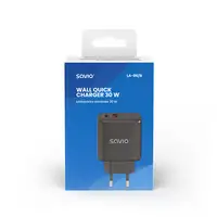 Savio LA-06/B USB Quick Charge Power Delivery 3.0 30W Internal charger Auriculares