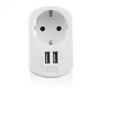 Ewent EW1211 cargador de dispositivo móvil Smartphone, Tableta Blanco Corriente al