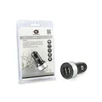 Conceptronic CUSBCAR2A cargador de dispositivo móvil Tableta Plata Encendedor de c