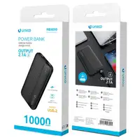 UNICO PB9899 batería externa Polímero 10000 mAh Negro