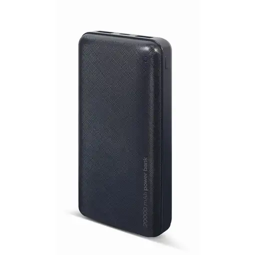 Gembird PB20-02 batería externa Polímero de litio 20000 mAh Negro