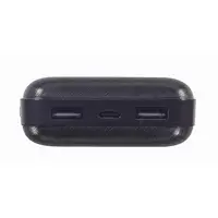 Gembird PB20-02 batería externa Polímero de litio 20000 mAh Negro